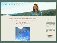Tablet Screenshot of marianaingold.com